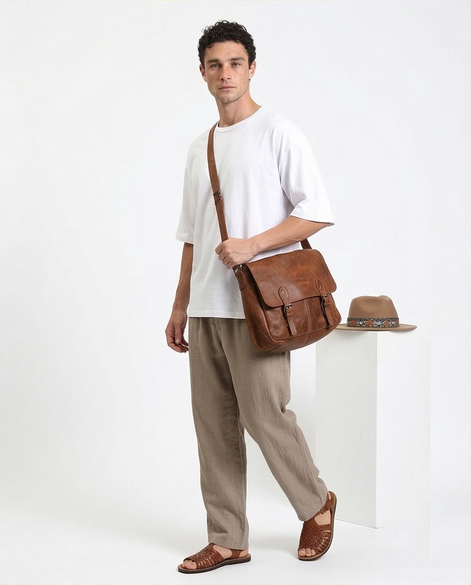 Ravin | Men’s Ultra-Oversized Boxy Tee – Optic White - R215873