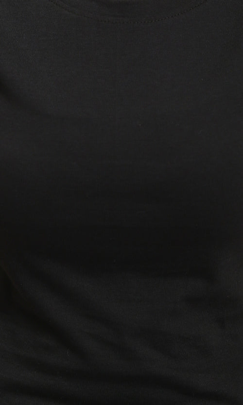 R215879 - Regular Fit Short Sleeves Solid Tee - Black