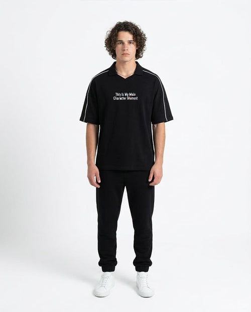 Ravin Men's Oversized Piquet Polo – "Main Character" Edition -R215953