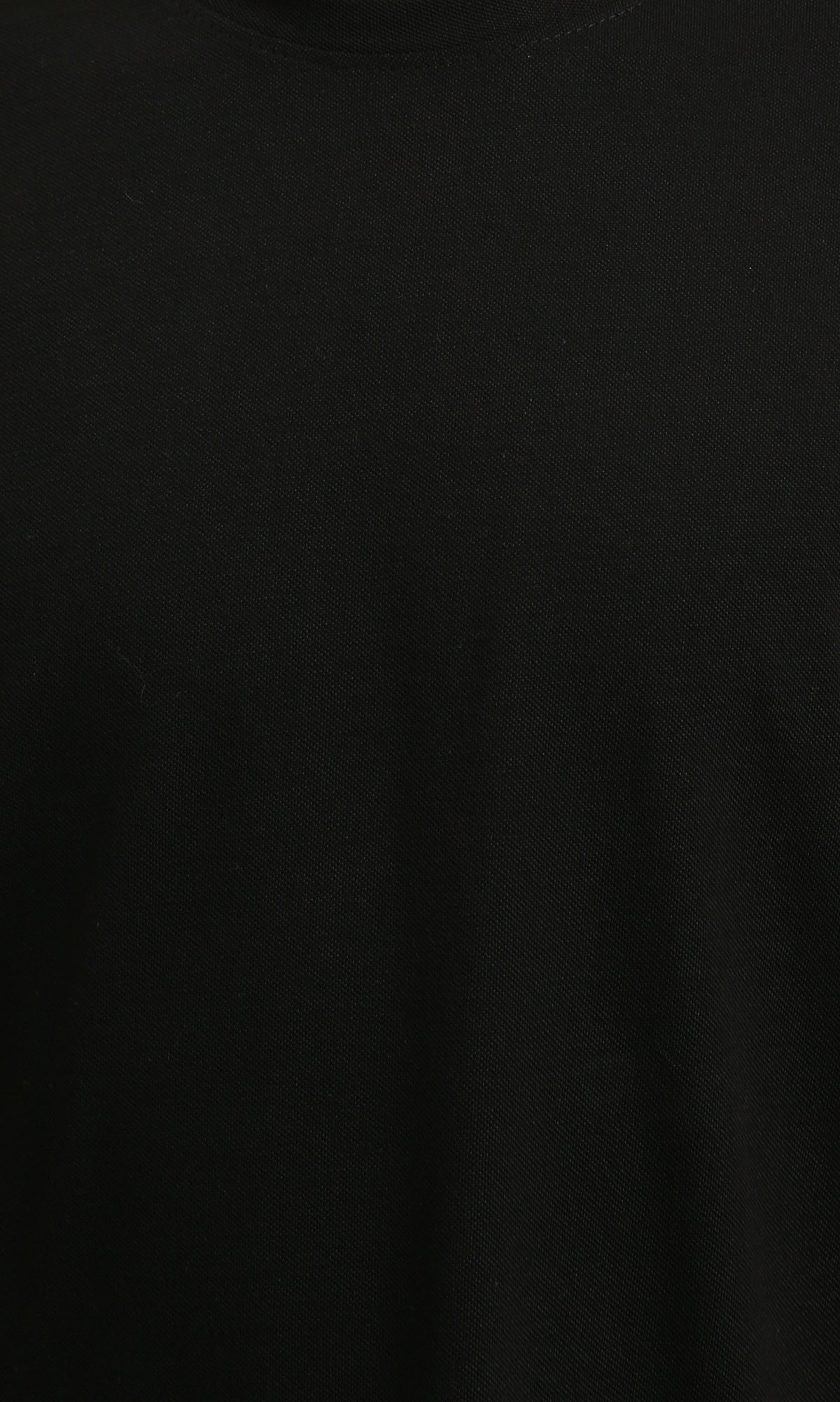 R215962 - Solid Crew Neck Relaxed Fit Tee - Black