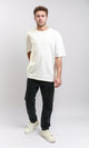 R215966 - Solid Crew Neck Relaxed Fit Tee - Off-White