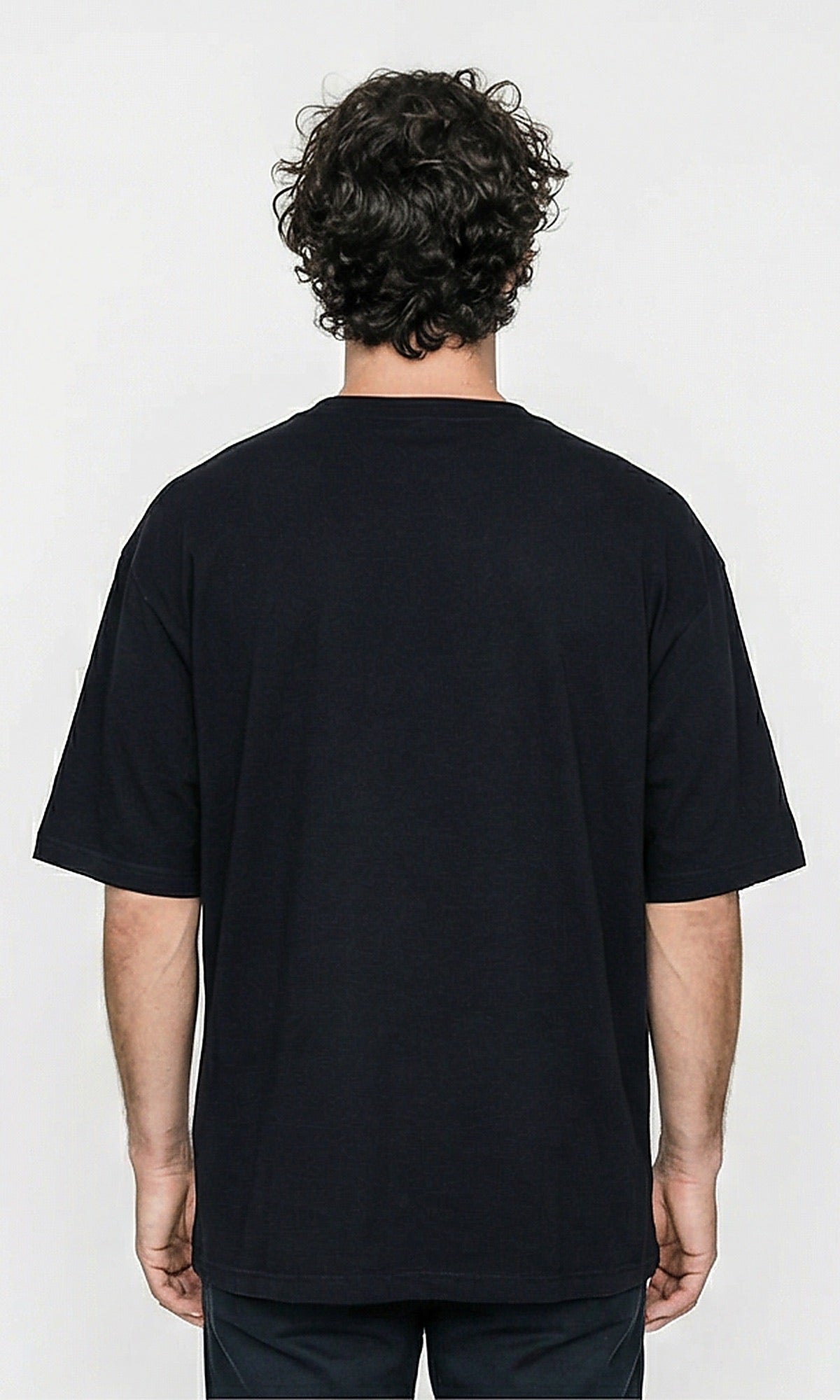 Essential Black Oversized Relaxed Fit T-Shirt - R216122