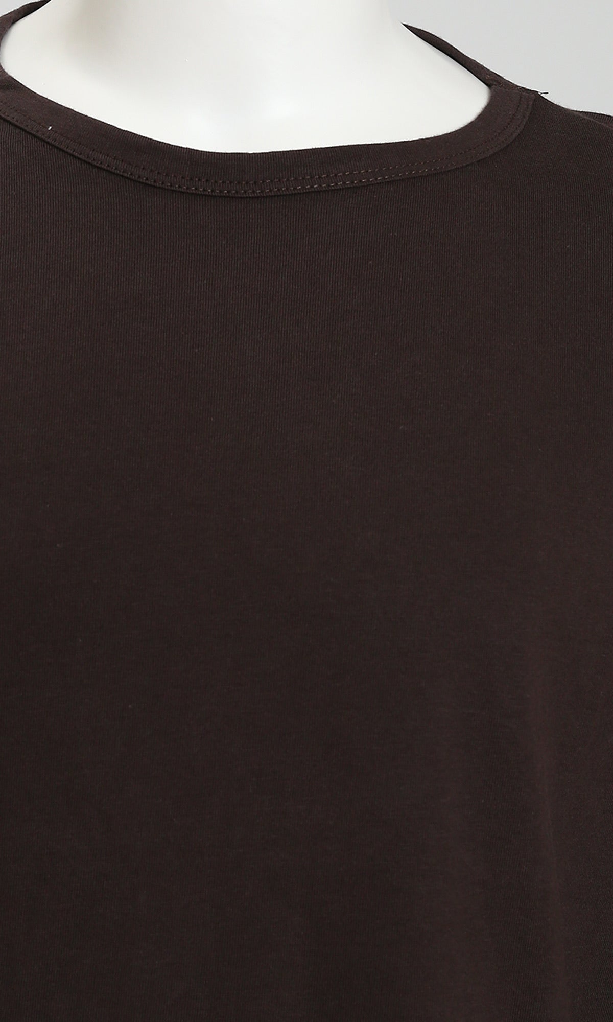 Chocolate Brown Oversized Boxy Essential Tee - R216123