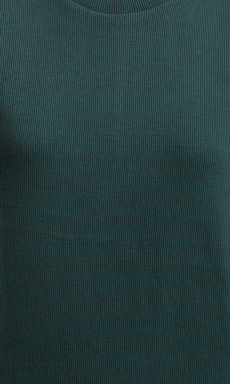 RAVIN Women’s Sleeveless Ribbed Maxi Dress – Forest Green -R216161