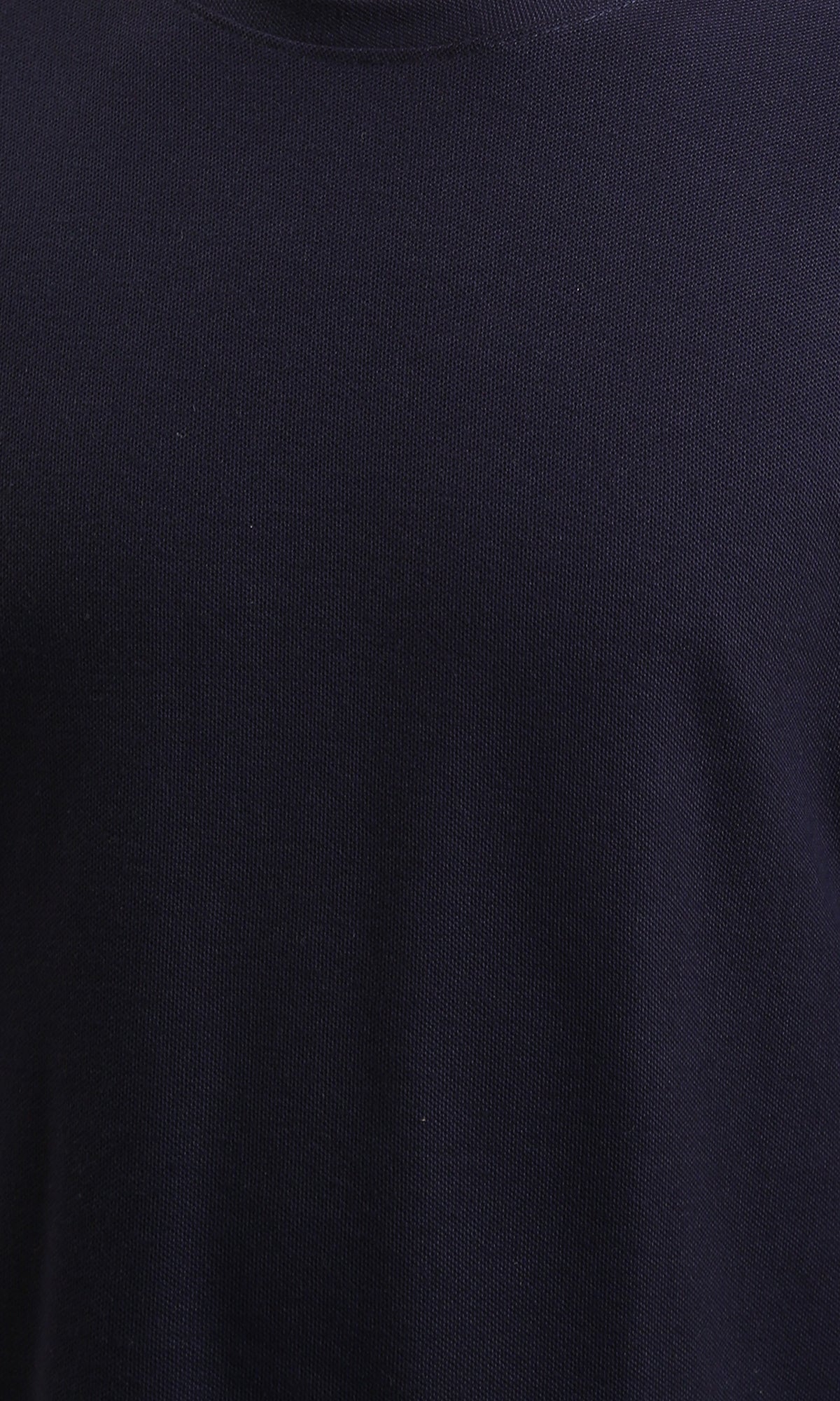 R216165 - Solid Crew Neck Relaxed Fit Tee - Navy Blue