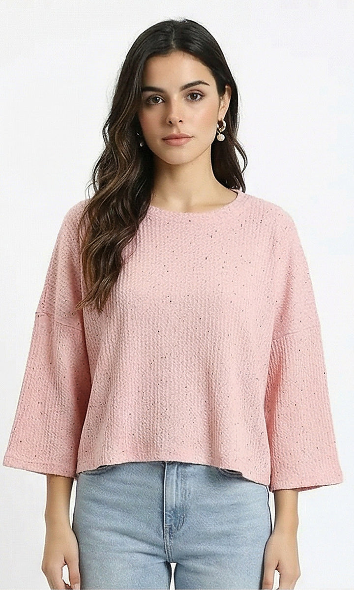 Women's Long Sleeve T-Shirt - Rose