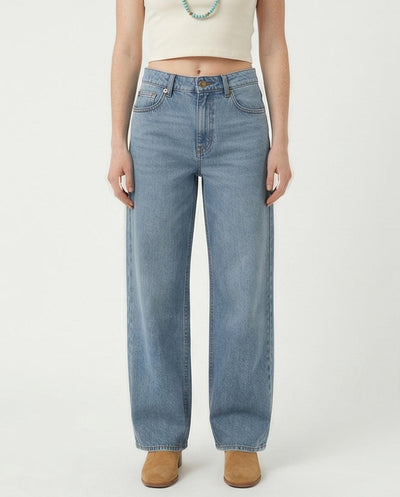 Ravin Wide-Leg High-Rise Denim Jeans – Light Blue Sun-Bleached Wash - R216415