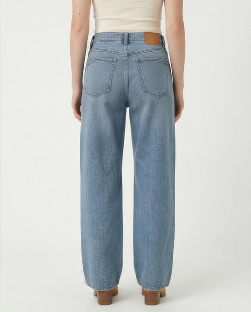 Ravin Wide-Leg High-Rise Denim Jeans – Light Blue Sun-Bleached Wash - R216415