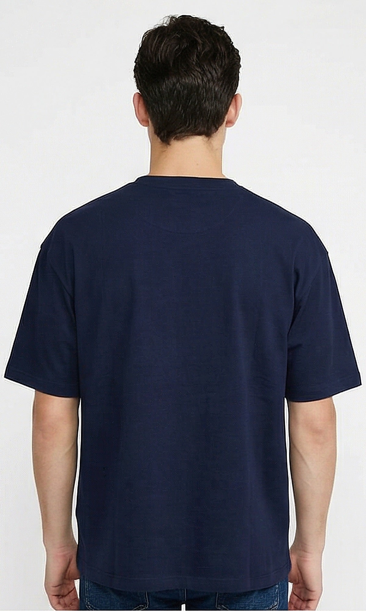 Midnight Navy Oversized Essential Tee - R216563