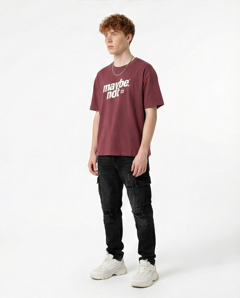 Maybe Not Oversized Graphic T-Shirt