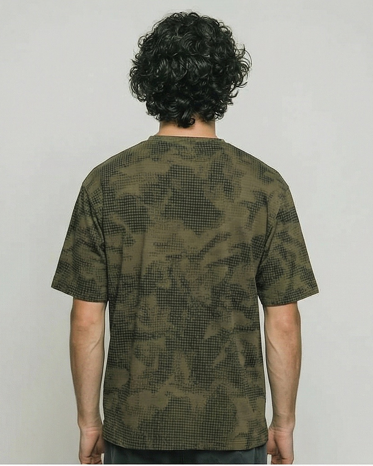 Ravin Men's Olive Camo Graphic Print T-Shirt