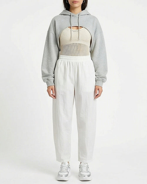 Women's Trousers & Leggings - White