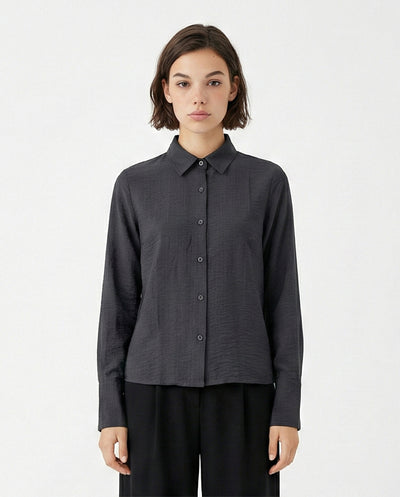 Women's Long Sleeve Shirt - Black