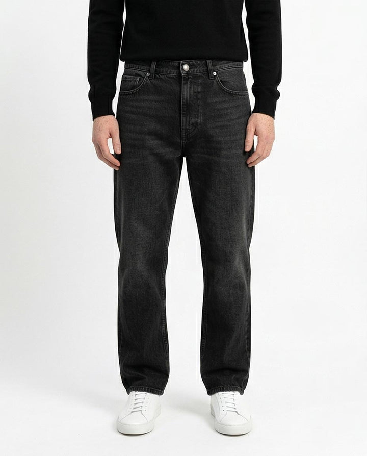 Ravin Men’s Elevated Straight-Leg Denim – Washed Charcoal - R217114