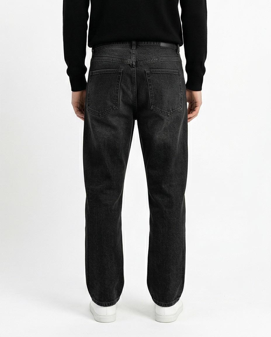Ravin Men’s Elevated Straight-Leg Denim – Washed Charcoal - R217114