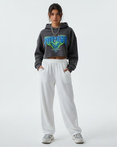 Women's Trousers & Leggings - White