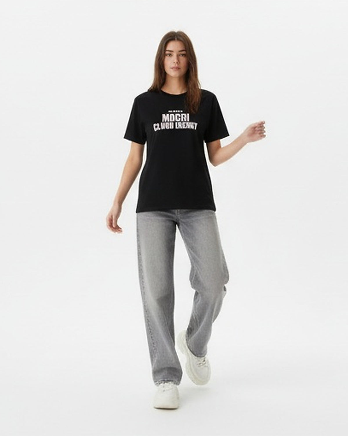 Black Mochi Cloud Energy Graphic T-Shirt - R217232