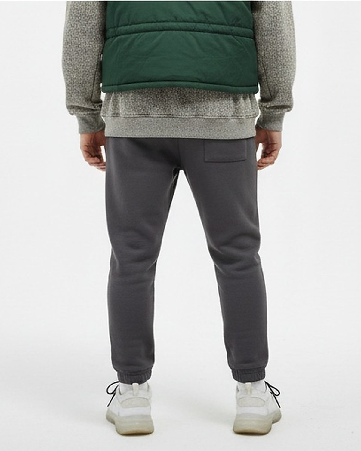 Essential Heather Charcoal Knit Joggers