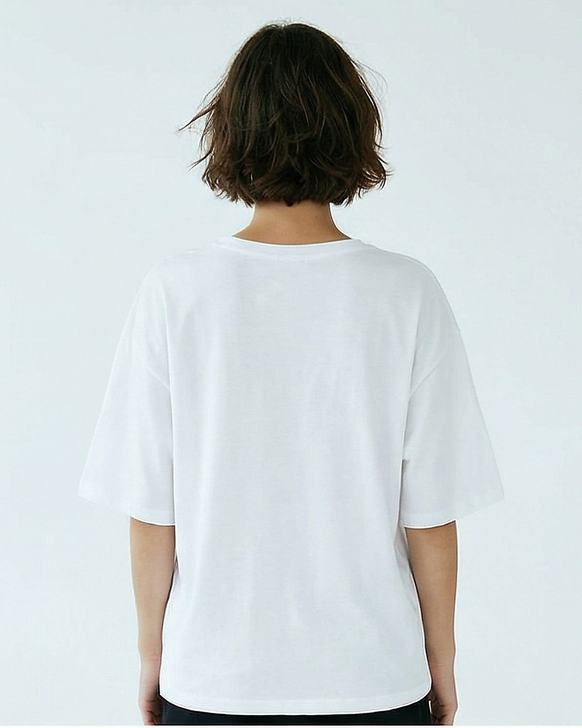 Essential White Oversized Crew Neck T-Shirt - R217418