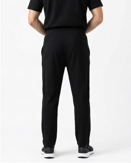 Ravin Ribbed Knit Straight-Leg Pants – Stealth Black - R217420