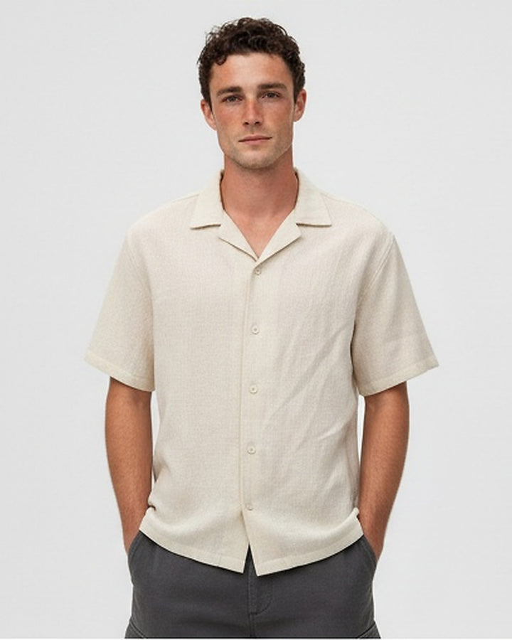 Men's Short Sleeve Shirt - White