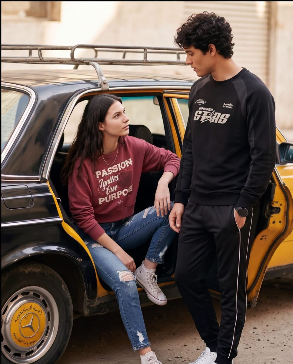 RAVIN fashion editorial with men and women