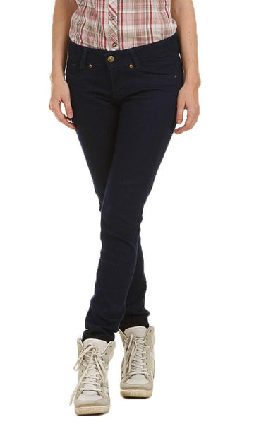 14724 Skinny Jeans – Navy Blue - Ravin 