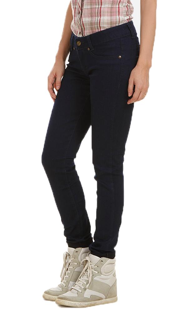 14724 Skinny Jeans – Navy Blue - Ravin 