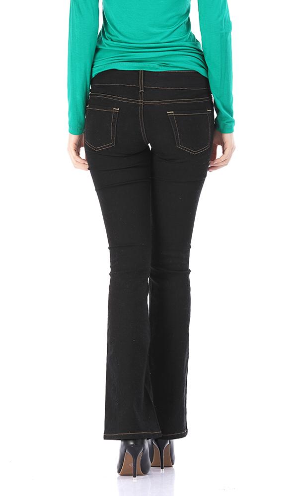 28237 28237-Women Trouser Jeans-Black - Ravin 