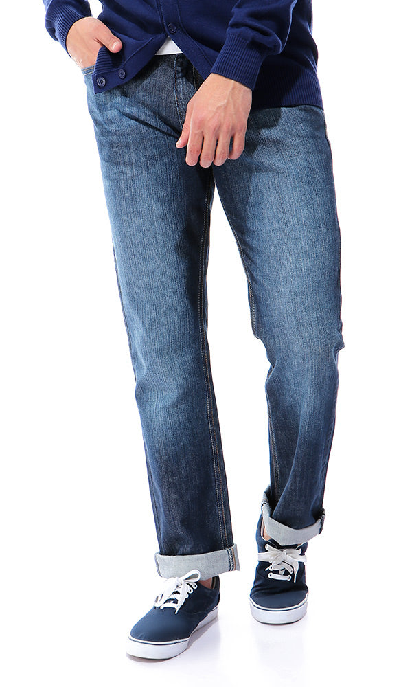 33535 Winter's Essential Casual Jeans - Dark Blue Jeans