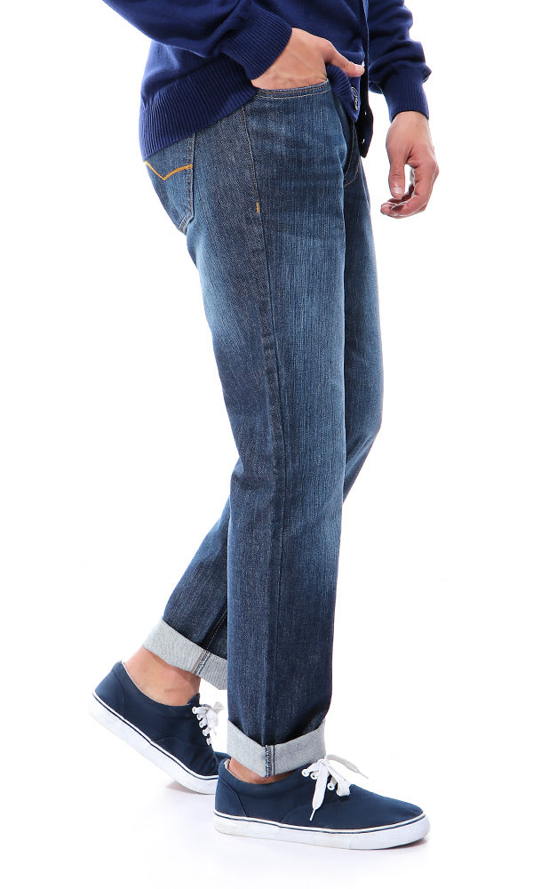 33535 Winter's Essential Casual Jeans - Dark Blue Jeans