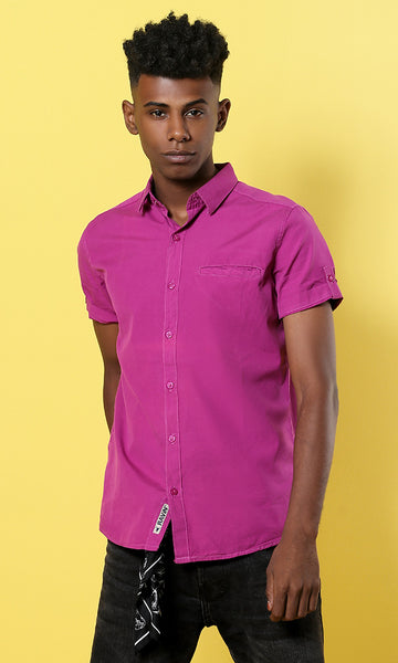 33890 One Pocket Shirt - Purple