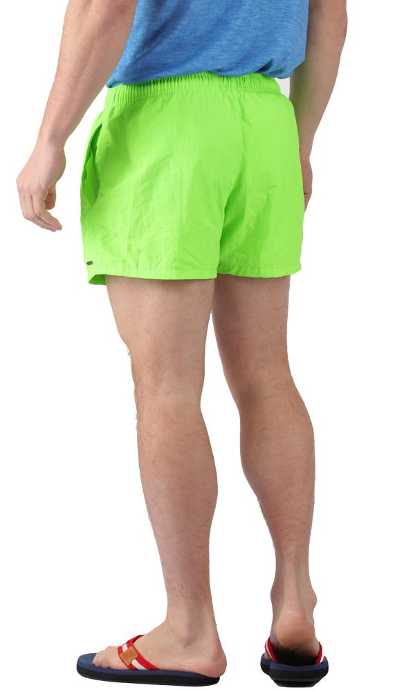 35007 Summer Neon Green Polyester Short - Ravin 