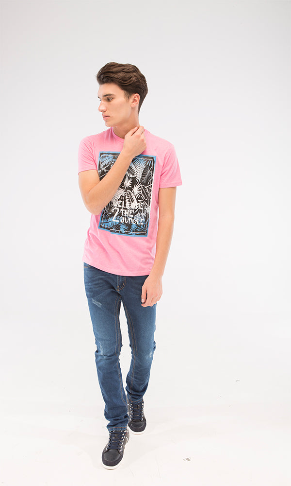 38732 Welcome To The Jungle-- Heather Pink