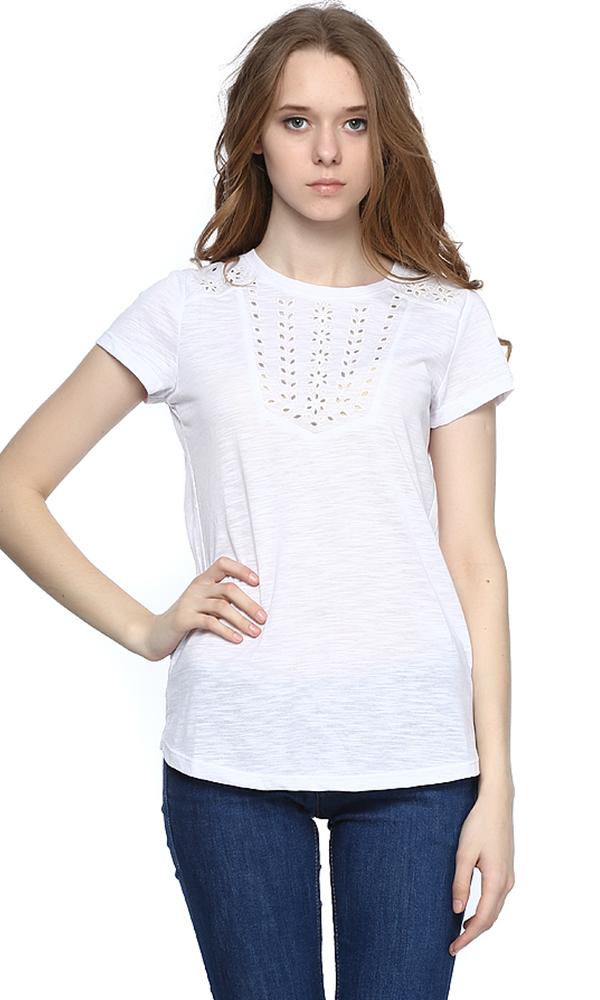 38854 Laser Cut Top - White - Ravin 