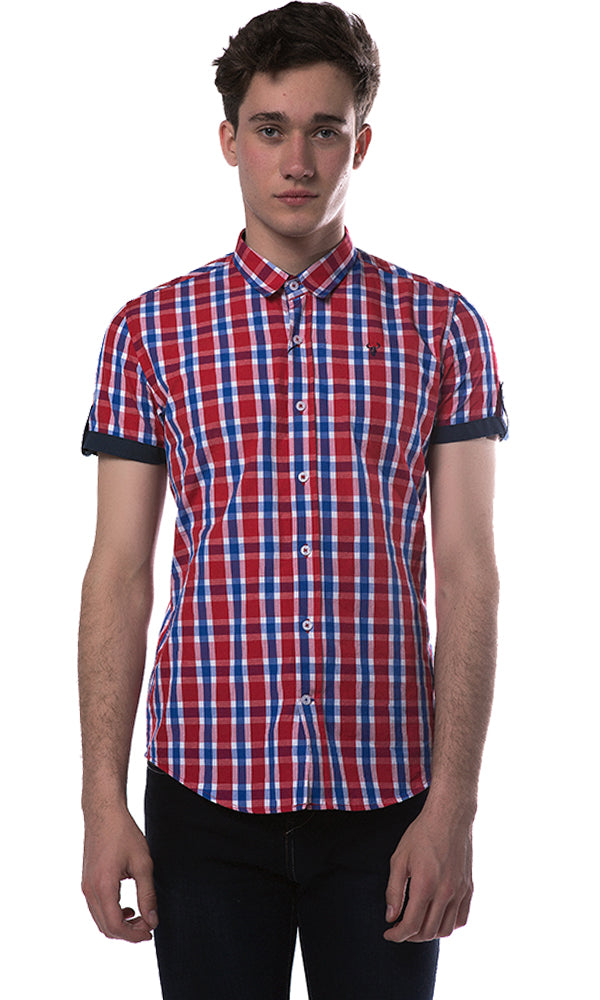 39504 Checkered Shirt - Red