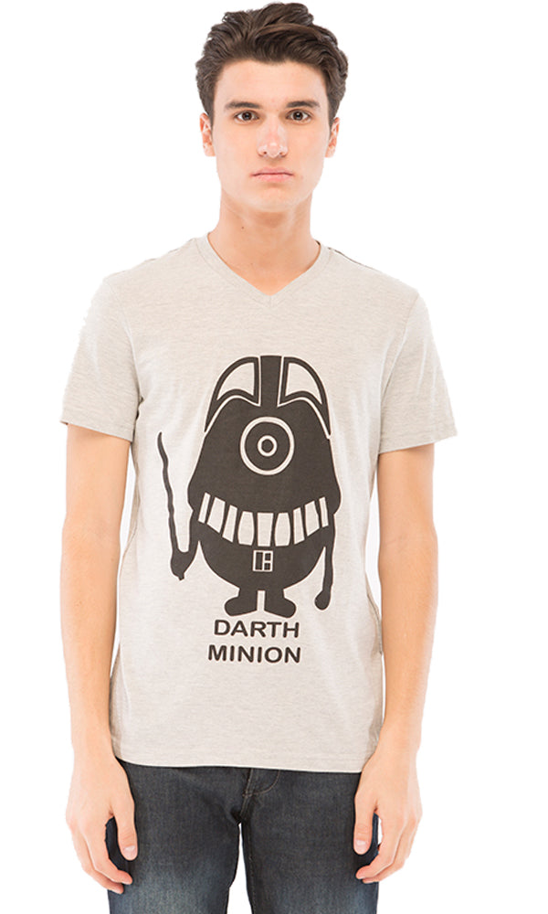 39851 Minion-T-Shirt - Heather Light Grey