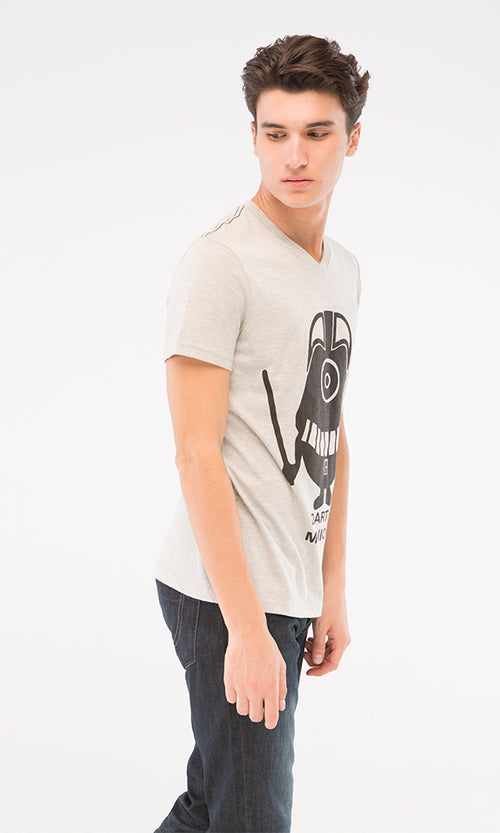 39851 Minion-T-Shirt - Heather Light Grey