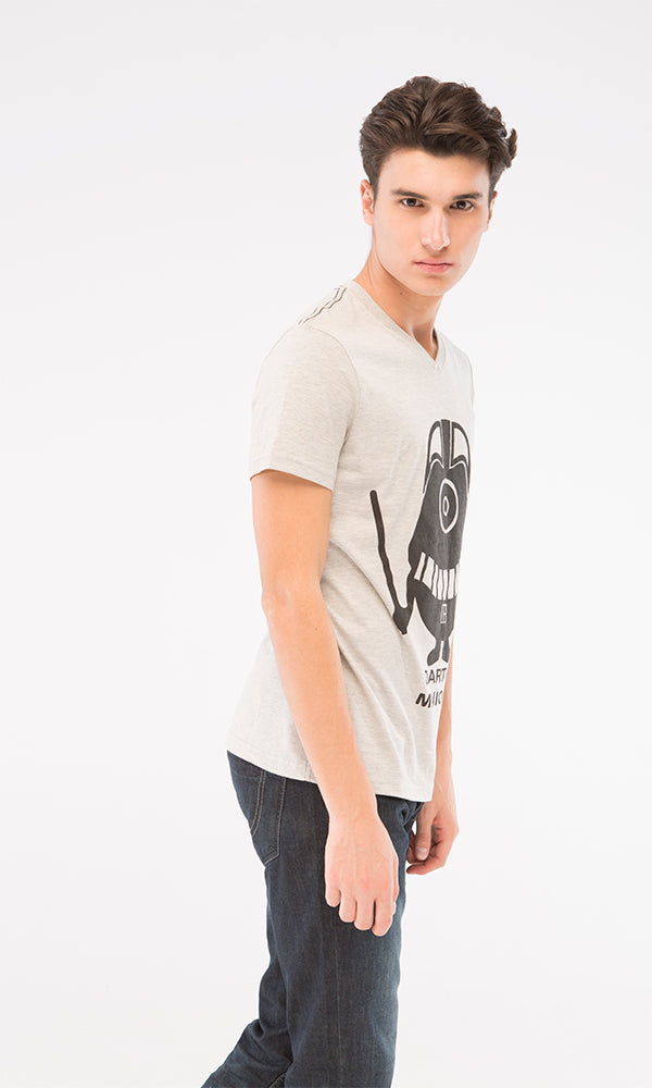 39851 Minion-T-Shirt - Heather Light Grey
