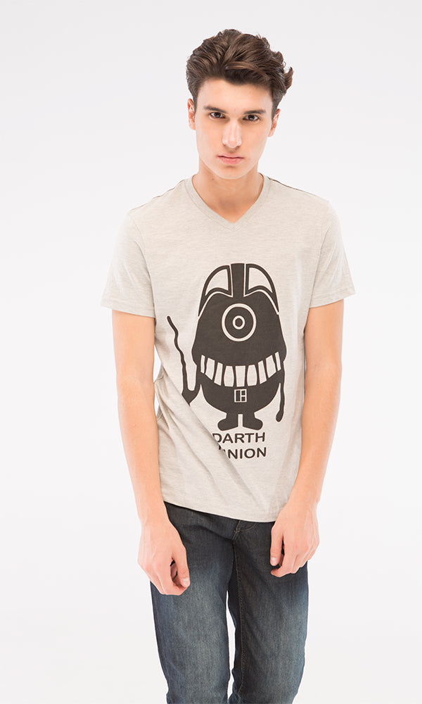 39851 Minion-T-Shirt - Heather Light Grey