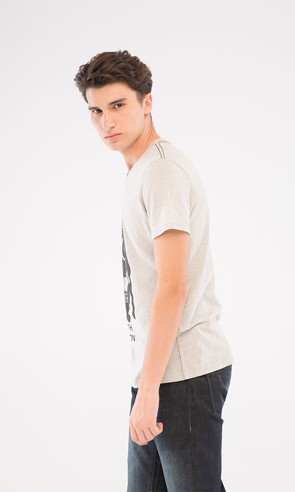 39851 Minion-T-Shirt - Heather Light Grey