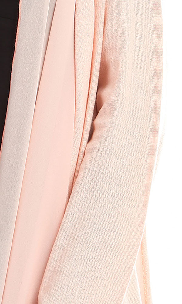 47475 Elegant Women Cardigan - Light Rose