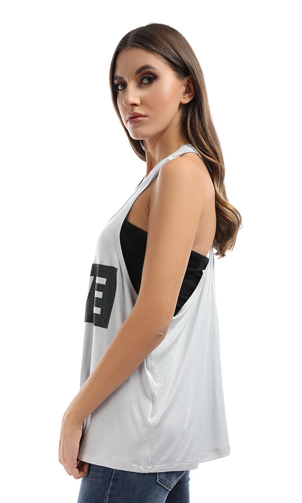 48866 Yoga Crop Top Women Sleeveless Backless Sports T-Shirts