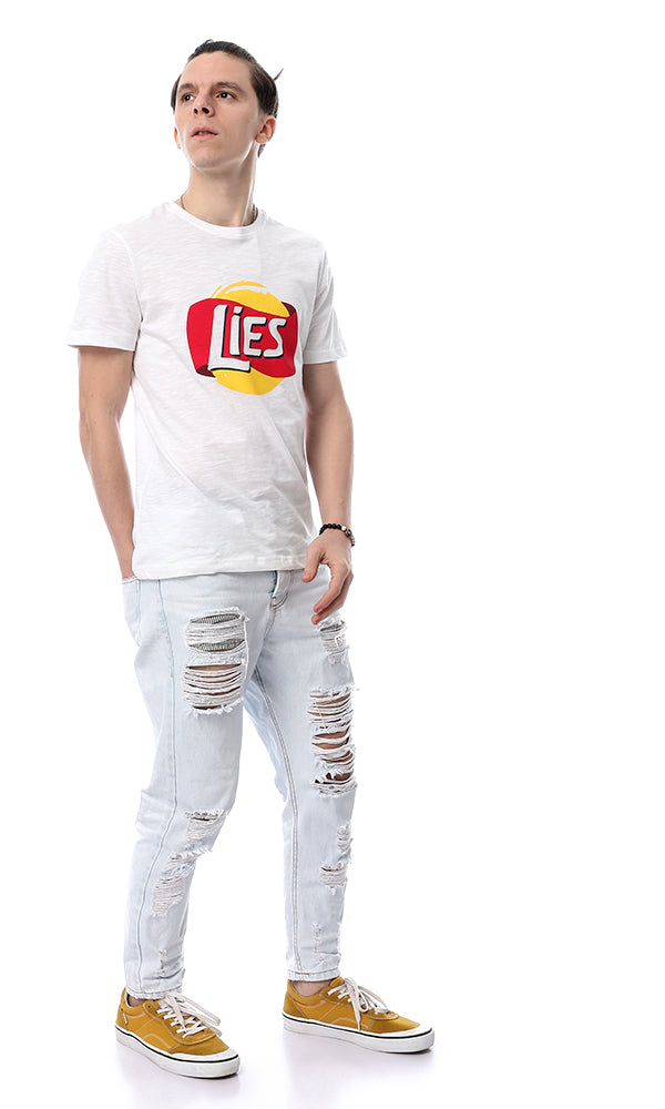 53058 Cool Comfy Summer White T-shirt