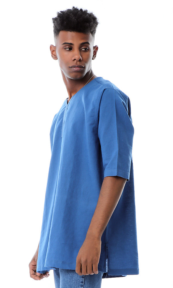 Indigo Blue Fashionable Shirt