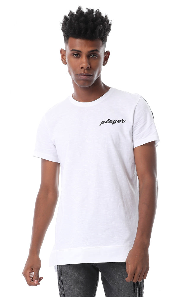 White Boyfriend Funky Tee