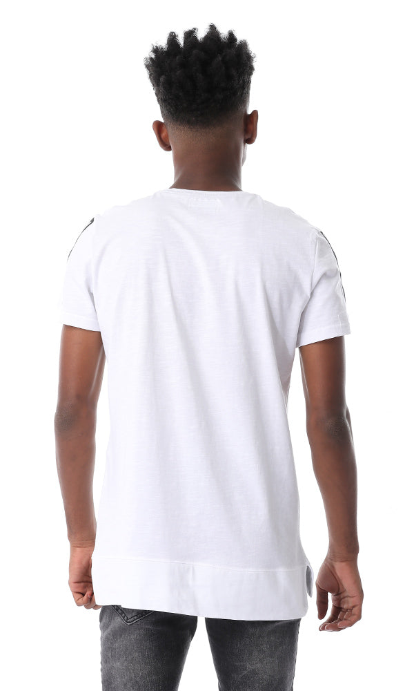 White Boyfriend Funky Tee