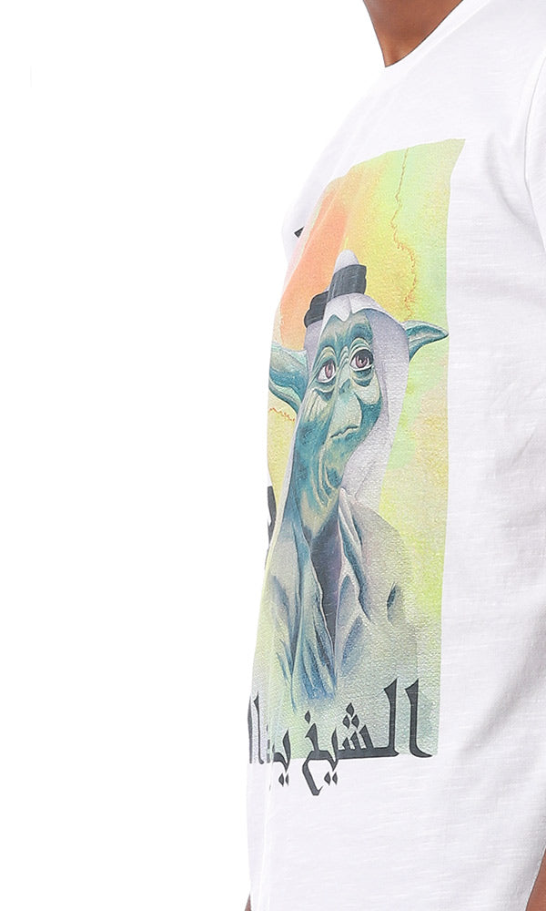 54084 "Star Wars" Round Neck White T-shirt