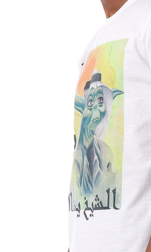 54084 "Star Wars" Round Neck White T-shirt