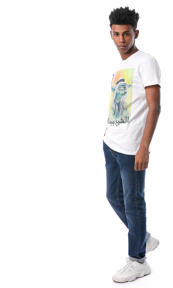 54084 "Star Wars" Round Neck White T-shirt